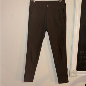 Lululemon Commission Pant Skinny 30 x 32 Dark Olive